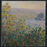 Flower Beds at Vétheuil - Claude Monet Cloth Napkin<br><div class="desc">Flower Beds at Vétheuil - Claude Monet</div>