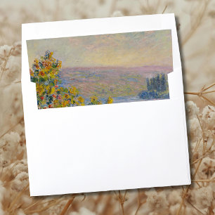 Flower Beds at Vétheuil Monet Envelope Liner