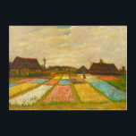 Flower Beds in Holland by van Gogh Acrylic Print<br><div class="desc">Flower Beds in Holland,  also known as Bud Fields,  was Vincent van Gogh's first garden painting.  Painted in 1883. The painting features an overview of geometrically laid out plots of white,  pink,  blue and yellow hyacinths.</div>