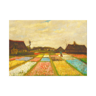Flower Beds in Holland by van Gogh Canvas Print