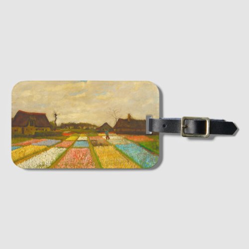 Flower Beds in Holland by van Gogh Luggage Tag