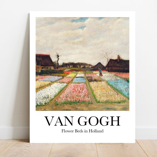 Flower Beds in Holland by Vincent Van Gogh Poster