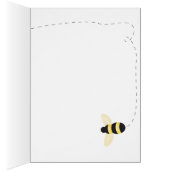 Flower Bee Personalized Cards (Inside (Right))