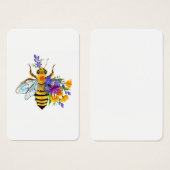 Flower bee with wild plants (Front & Back)