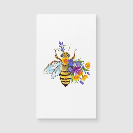 Flower bee with wild plants (Front)