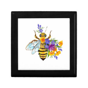 Flower bee with wild plants gift box