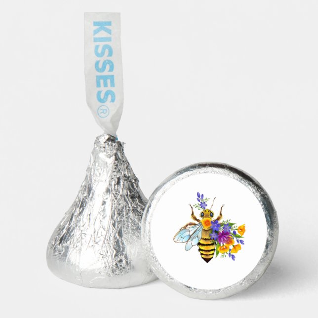 Flower bee with wild plants hershey®'s kisses® (Front)