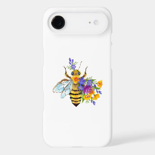 Flower bee with wild plants iPhone 17 air case
