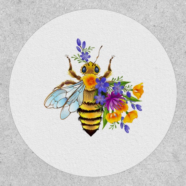 Flower bee with wild plants patch (Front)