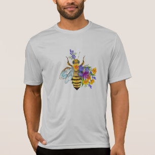 Flower bee with wild plants T-Shirt