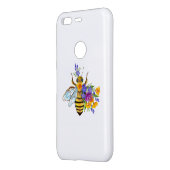 Flower bee with wild plants uncommon google pixel case (Back/Left)