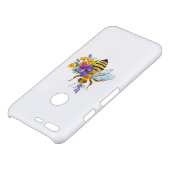 Flower bee with wild plants uncommon google pixel case (Top)
