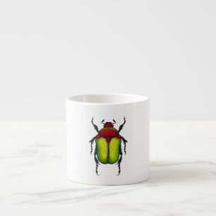 Flower beetle espresso cup