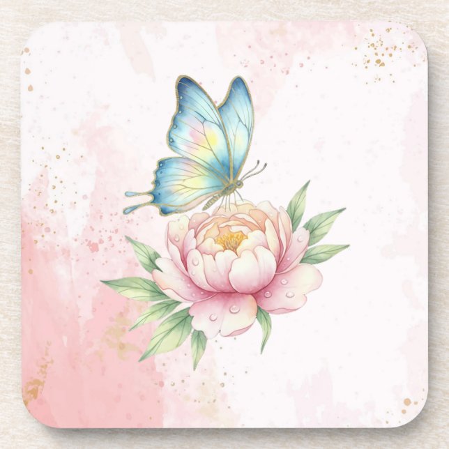 Flower Beverage Coaster (Front)