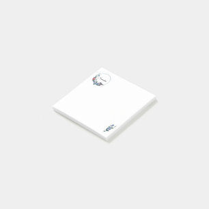 Flower Bird Personalized Post-it Notes
