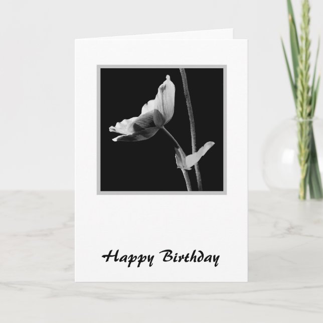 Flower Birthday Card (Front)