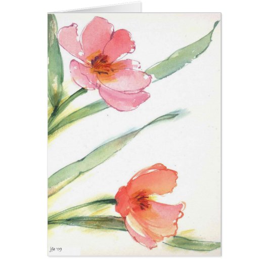 flower blank card (Front)