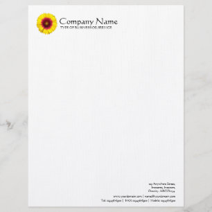 Flower - Blanket Flower Letterhead