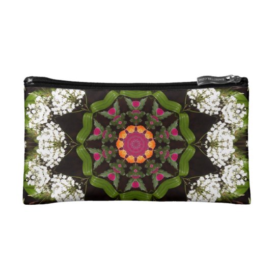 Flower Bloom Kaleidoscope Cosmetic Bag