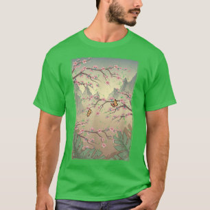 Flower Blossom Japanese Pink Sakura Lover Cherry B T-Shirt