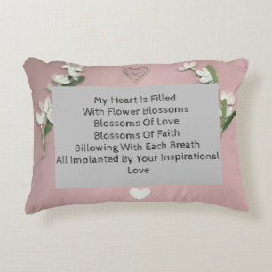 Flower Blossoms Accent Pillow