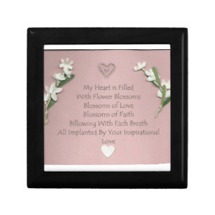 Flower Blossoms Keepsake Box