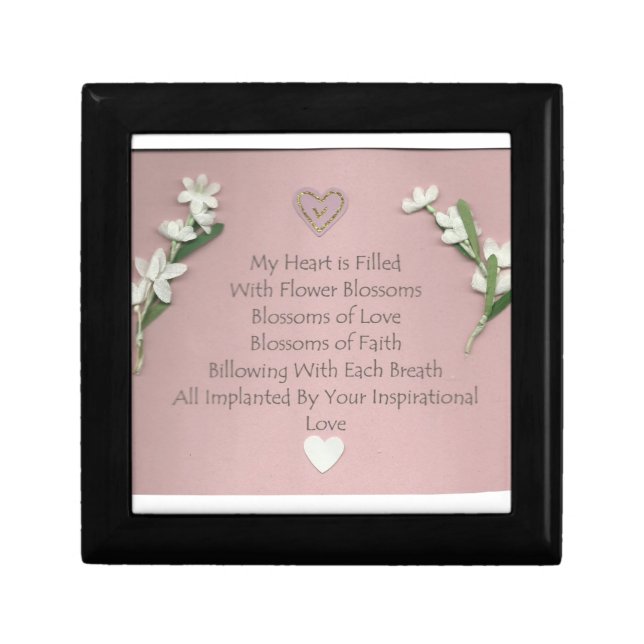 Flower Blossoms Keepsake Box (Front)