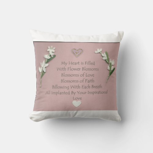 Flower Blossoms Pillow