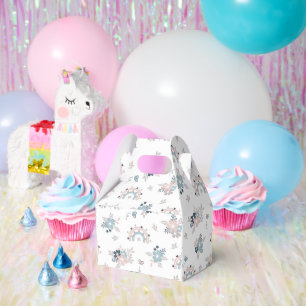 Flower Boho Seamless Pattern Favor Boxes