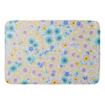 flower bomb2 bath mat