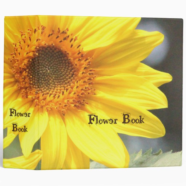Flower Book Binder (Front/Spine)