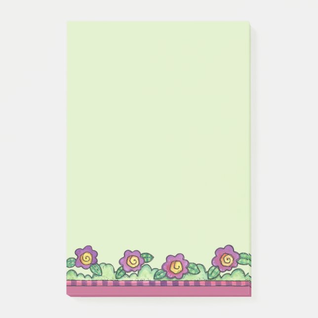 Flower Border Post-it Notes (Front)