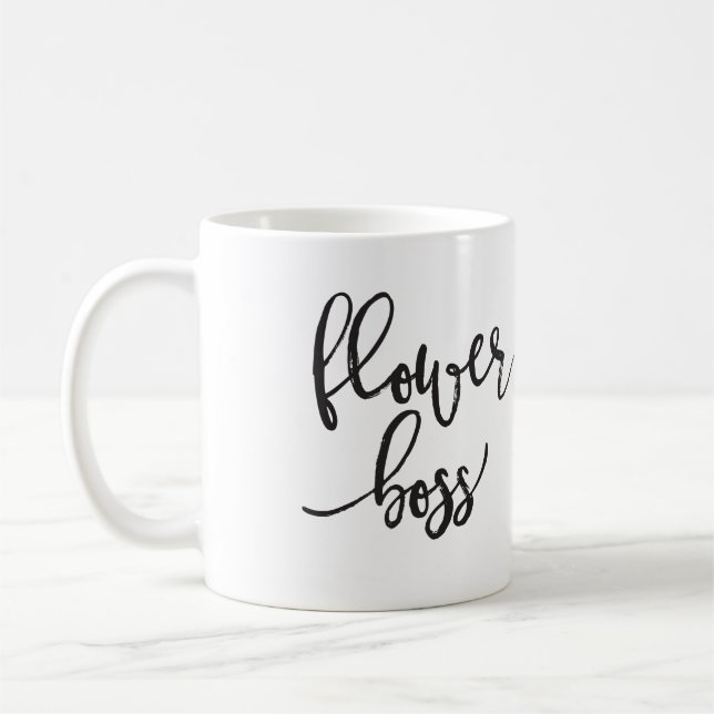 Flower Boss Mug (Left)