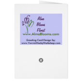 Flower Bouquet Cards (Back)