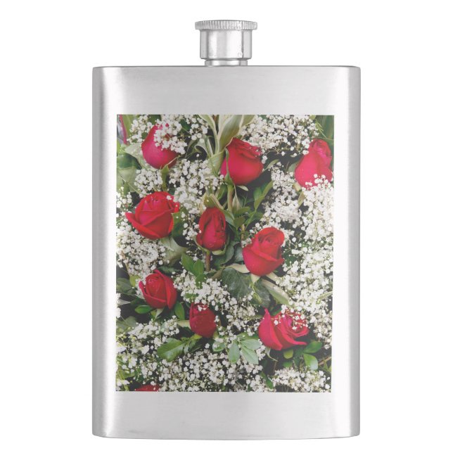 Flower Bouquet Flask (Front)