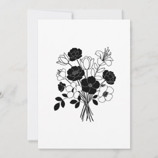 Flower bouquet Holiday Card