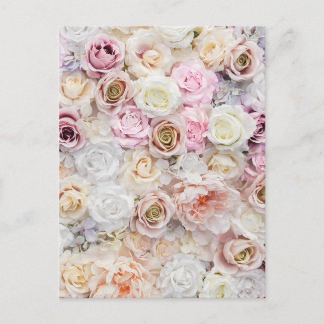 Flower Bouquet  Holiday Postcard (Front)