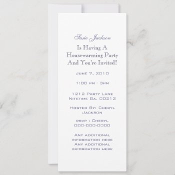 Flower Bouquet Housewarming Party Invitations by SayItNow at Zazzle