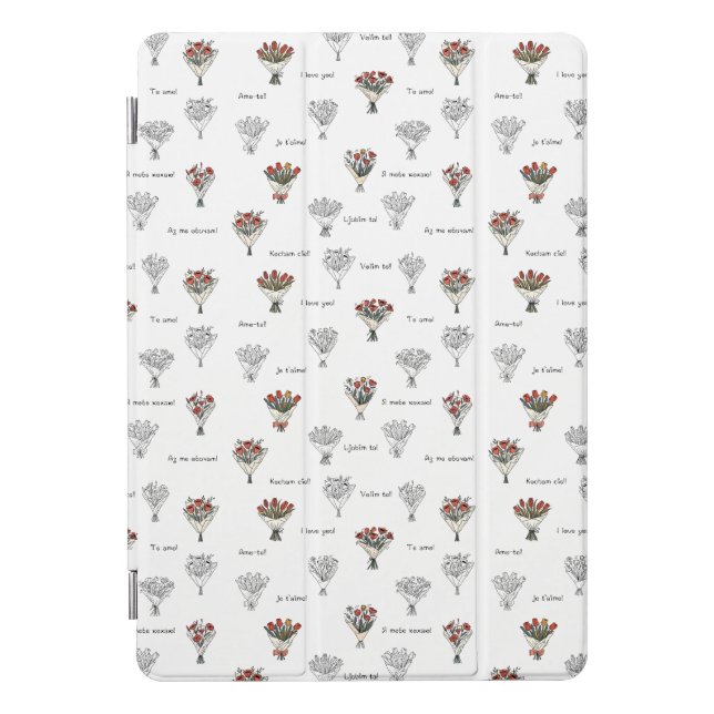 Flower Bouquet iPad Smart Cover (Front)