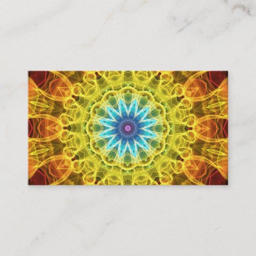 Flower Bouquet kaleidoscope Business Card