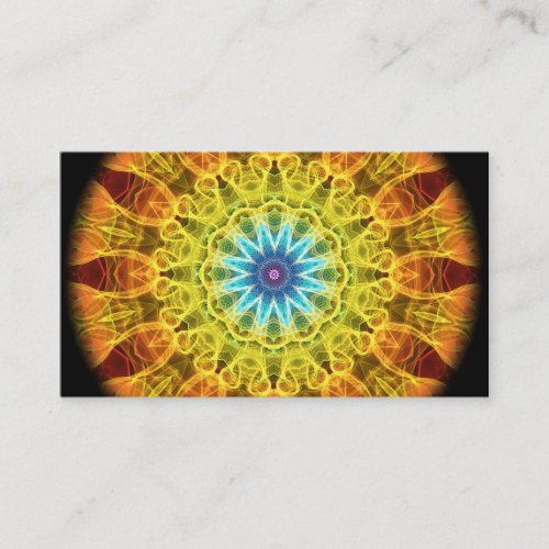 Flower Bouquet kaleidoscope Business Card