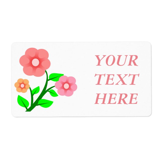FLOWER BOUQUET LABEL (Front)