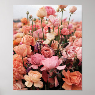Flower Bouquet Poster Print (Semi-Gloss)