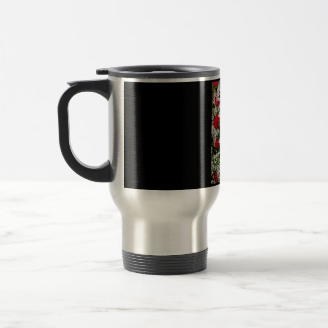 Flower Bouquet Travel Mug (Left)