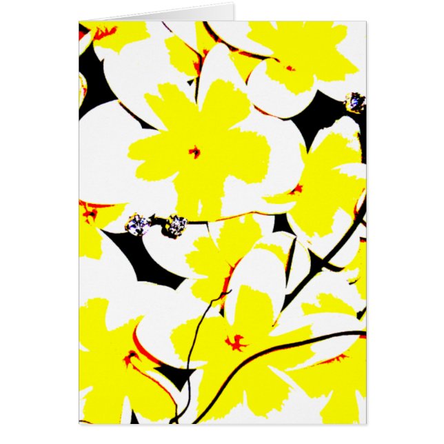 flower bouquet vert cards (Front)