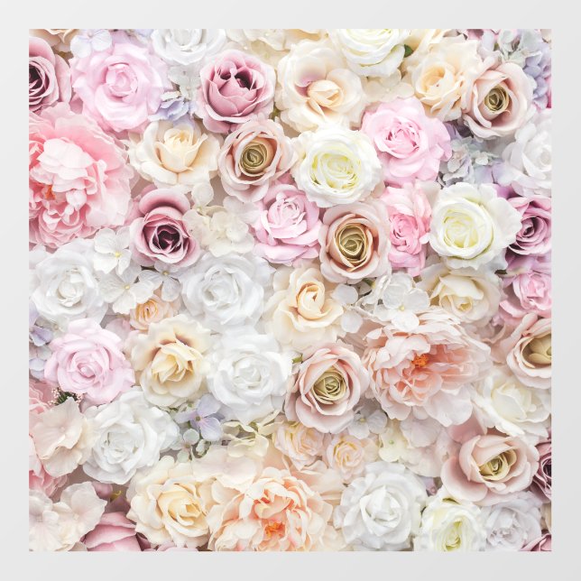 Flower Bouquet  Wall Decal (Front)
