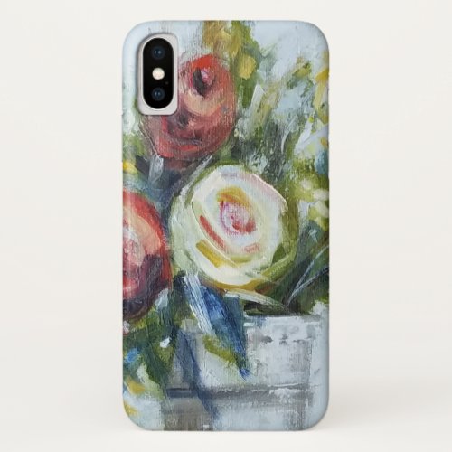 Flower Bouquet Watercolor Pretty Floral iPhone X Case