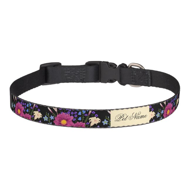 Flower Bouquet with Dahlia Yellow Black Collar (Front)