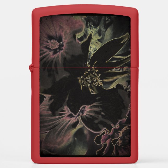 Flower bouquet...Zippo Pocket Lighter (Front)