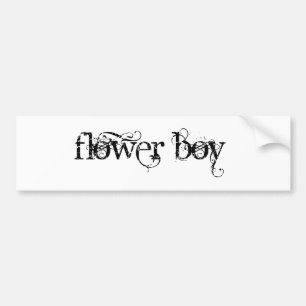 Flower Boy Bumper Sticker